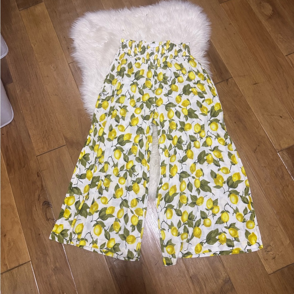 Skylar + Madison Citrus Print Pants
